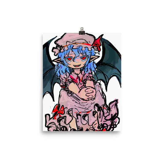 Red Remilia Poster 8" x 10"