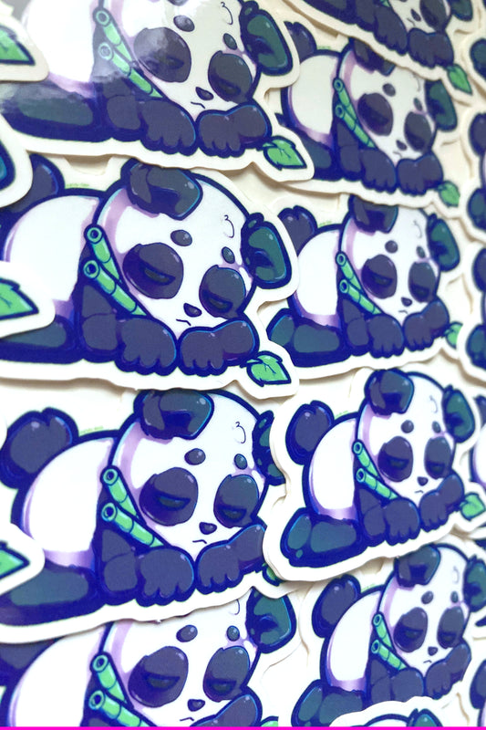 Sleeping Bamboo Panda Sticker