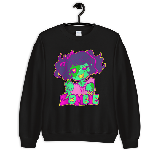 Cute Zombie Girl Sweatshirt